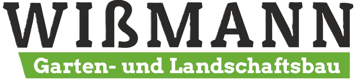 Firmenlogo - der Schriftzug Wißmann Garten- und Landschaftsbau